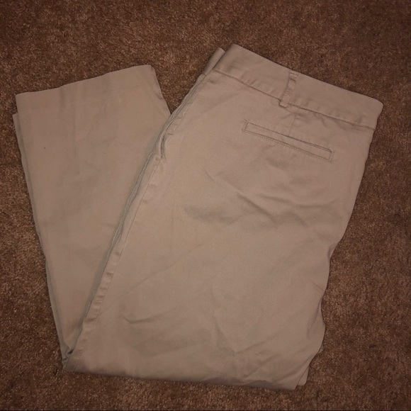Van Heusen cropped pants stretch womans size 18 khaki​ - Picture 5 of 5